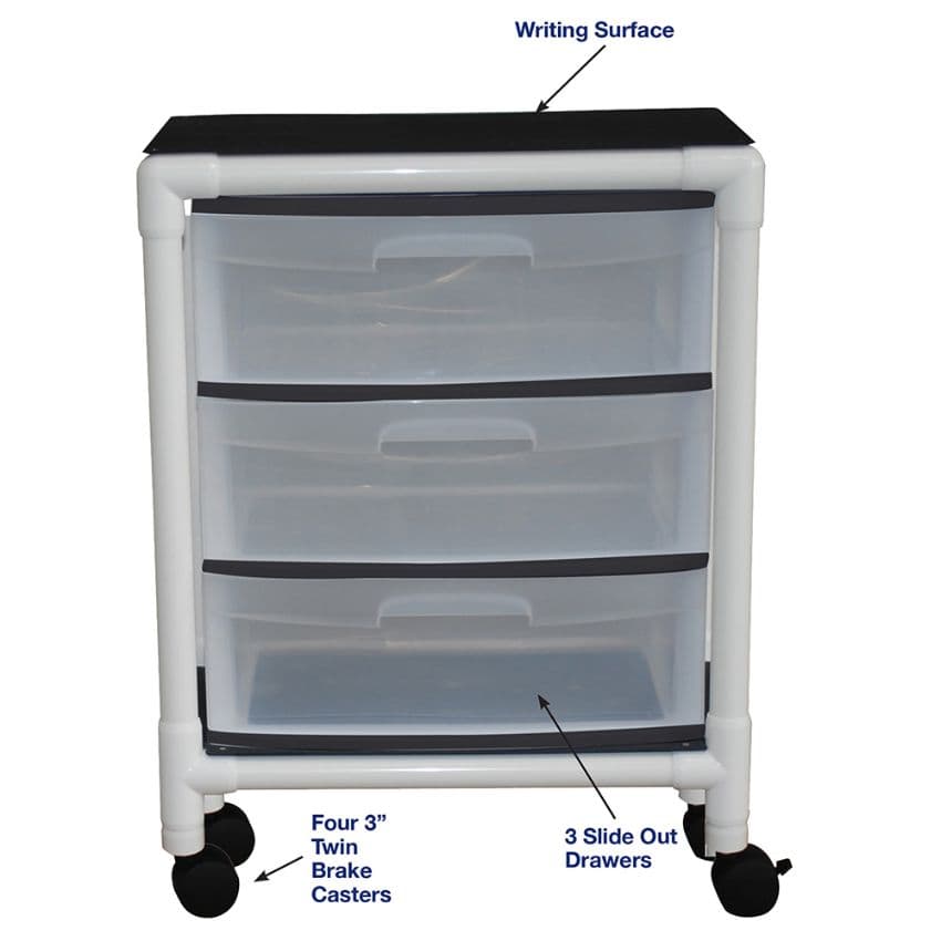 Mjm International Universal Cart 3 Slide Out Drawers product image