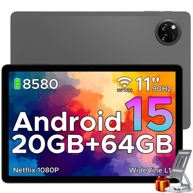 Tab A9+ Android 15 Tablet,11 inch Tablet with 90Hz,8580mAh,20GB+64GB/2TB Octa... product image