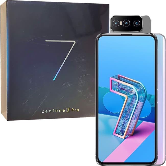 Asus Zenfone 7 Pro 5G Pastel White 256GB + 8GB Dual-SIM Unlocked GSM NEW product image